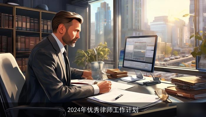 2024年优秀律师工作计划