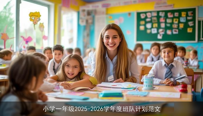 小学一年级2025-2026学年度班队计划范文