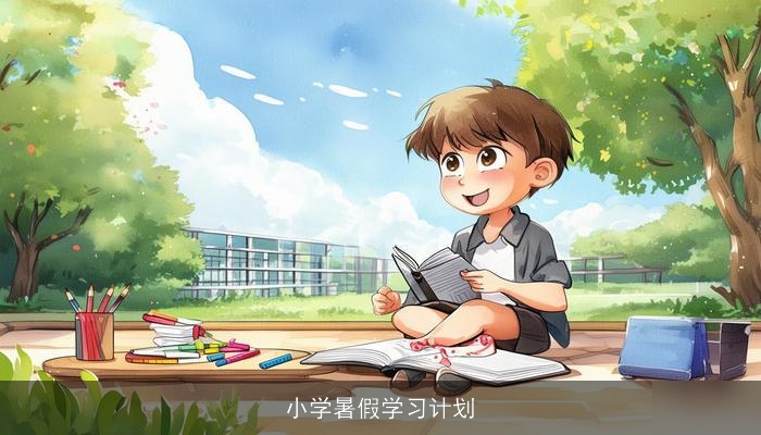 小学暑假学习计划