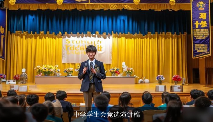 中学学生会竞选演讲稿