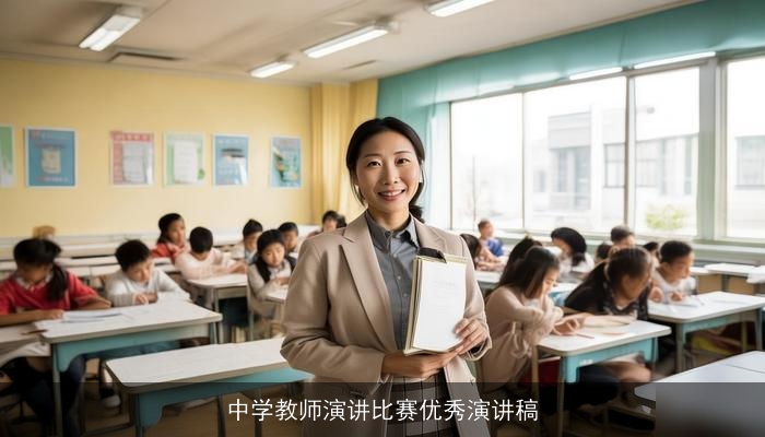 中学教师演讲比赛优秀演讲稿