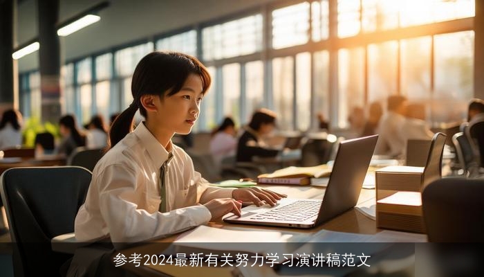 参考2024最新有关努力学习演讲稿范文