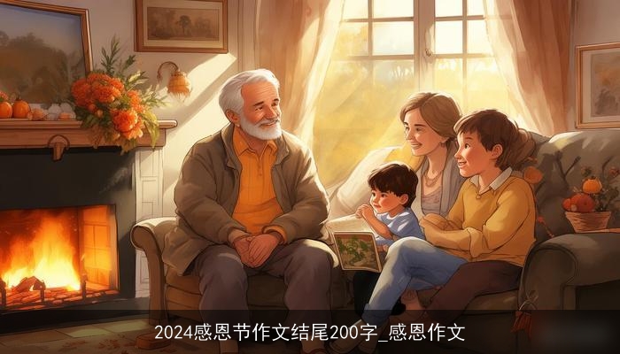 2024感恩节作文结尾200字_感恩作文