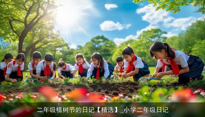 二年级植树节的日记【精选】_小学二年级日记