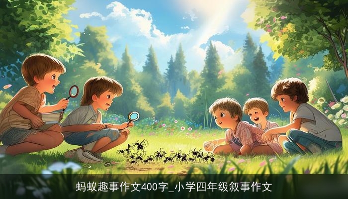 蚂蚁趣事作文400字_小学四年级叙事作文