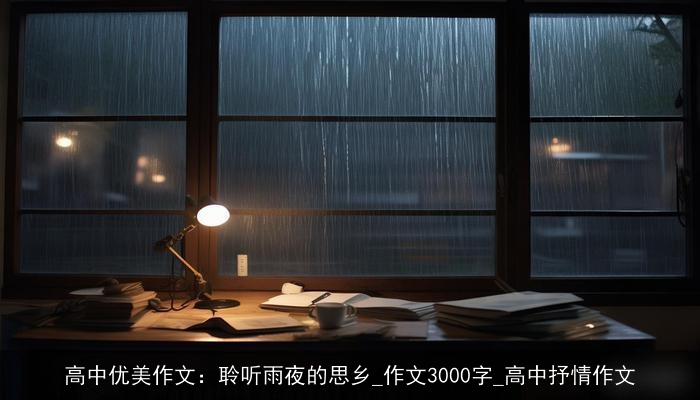 高中优美作文：聆听雨夜的思乡_作文3000字_高中抒情作文