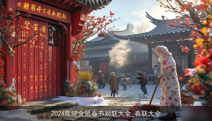 2024年迎金鼠春节对联大全_春联大全