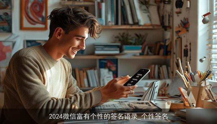 2024微信富有个性的签名语录_个性签名