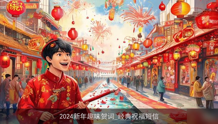 2024新年趣味贺词_经典祝福短信