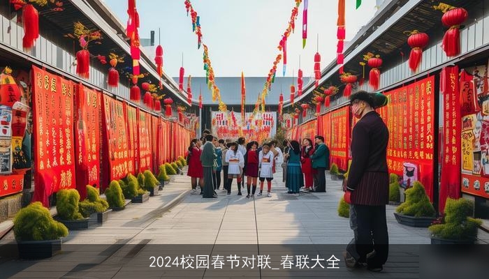 2024校园春节对联_春联大全