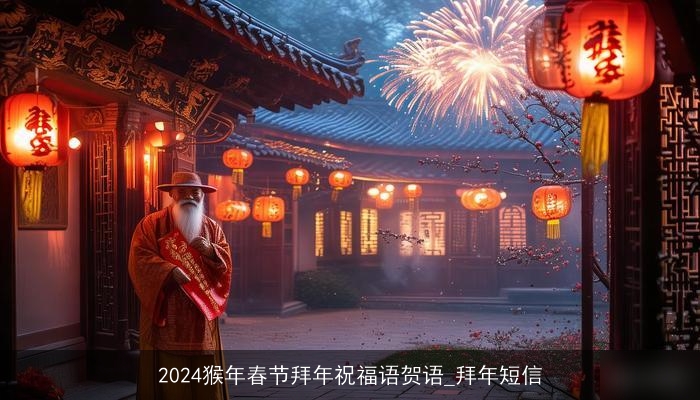 2024猴年春节拜年祝福语贺语_拜年短信