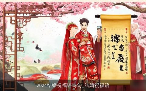 2024结婚祝福语诗句_结婚祝福语