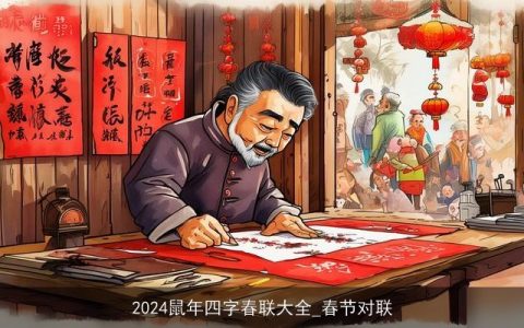 2024鼠年四字春联大全_春节对联