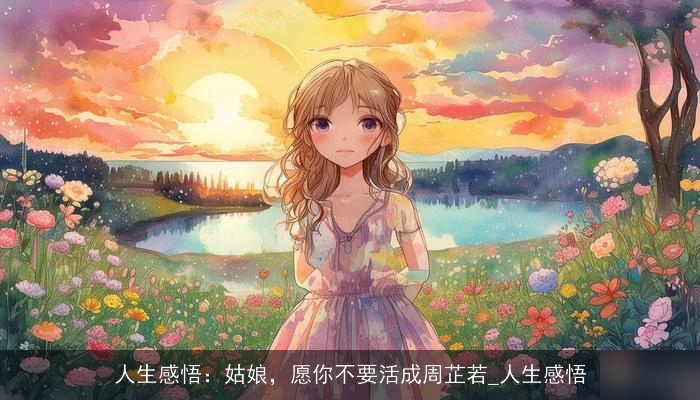 人生感悟：姑娘，愿你不要活成周芷若_人生感悟