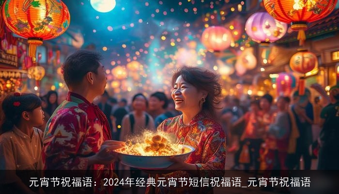 元宵节祝福语：2024年经典元宵节短信祝福语_元宵节祝福语