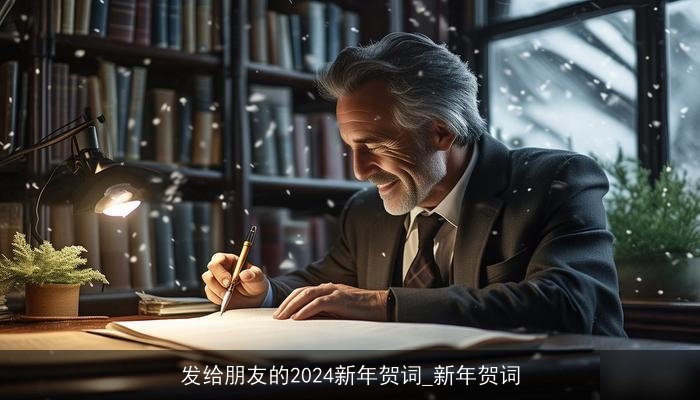 发给朋友的2024新年贺词_新年贺词