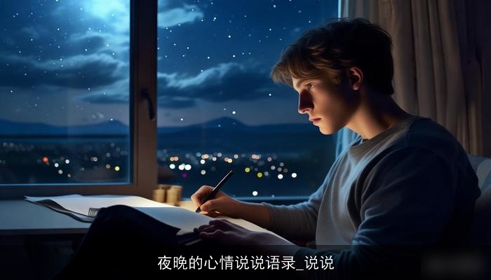 夜晚的心情说说语录_说说