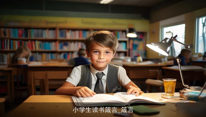 小学生读书箴言_箴言