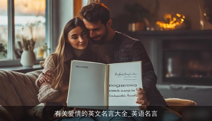 有关爱情的英文名言大全_英语名言