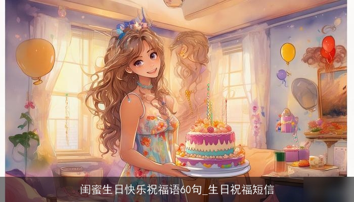 闺蜜生日快乐祝福语60句_生日祝福短信