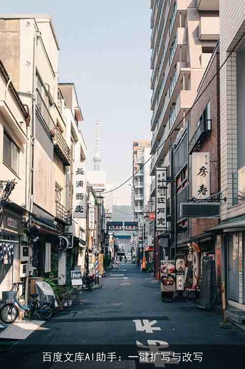 百度文库AI助手：一键扩写与改写