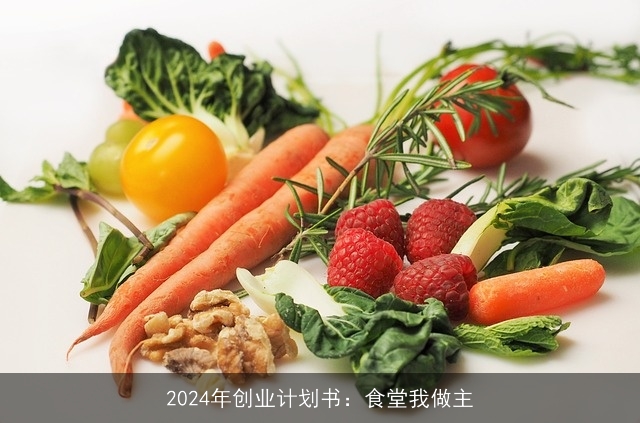 2024年创业计划书：食堂我做主