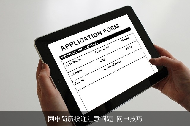 网申简历投递注意问题_网申技巧