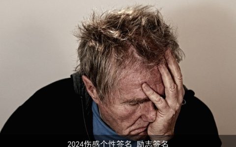 2024伤感个性签名_励志签名