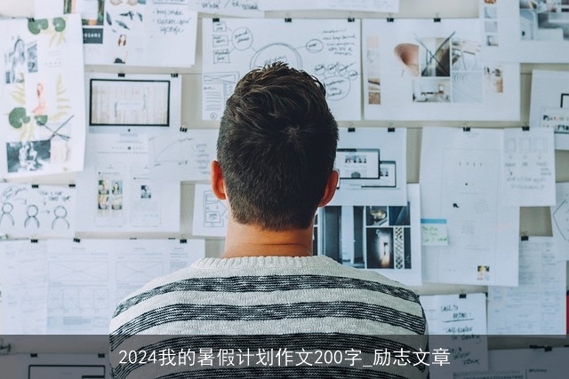 2024我的暑假计划作文200字_励志文章