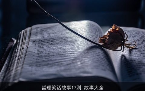 哲理笑话故事17则_故事大全