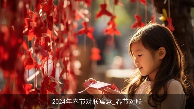 2024年春节对联寓意_春节对联