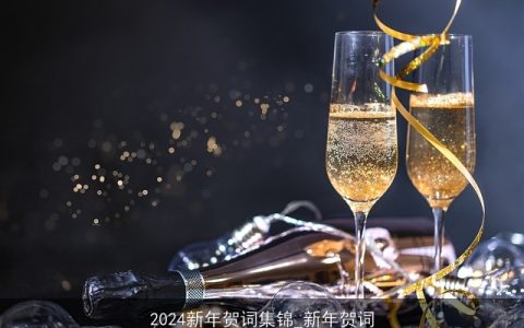 2024新年贺词集锦_新年贺词