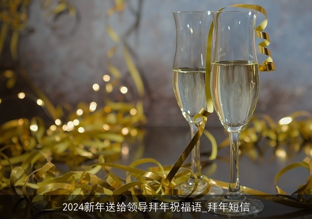 2024新年送给领导拜年祝福语_拜年短信