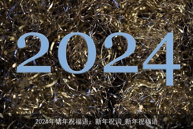 2024年猪年祝福语：新年祝词_新年祝福语