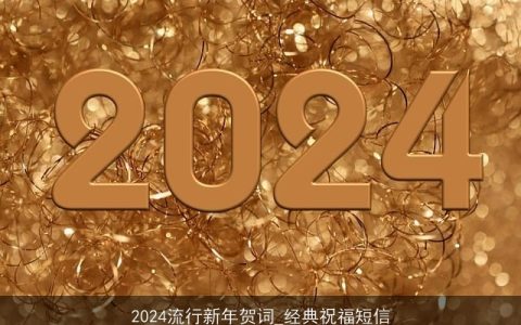 2024流行新年贺词_经典祝福短信