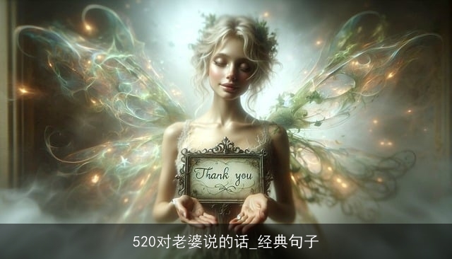 520对老婆说的话_经典句子