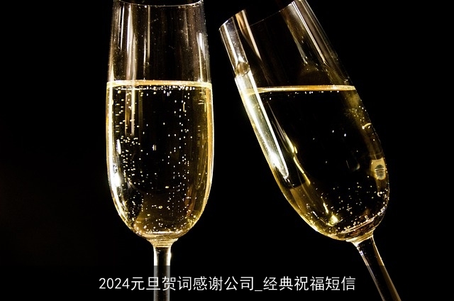 2024元旦贺词感谢公司_经典祝福短信