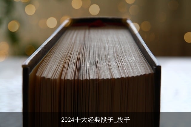 2024十大经典段子_段子