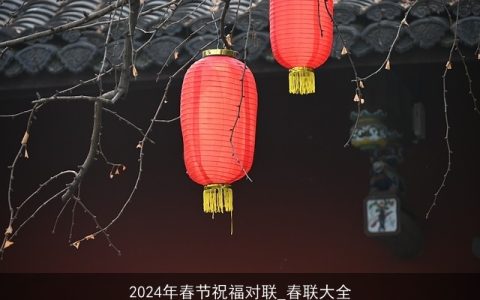 2024年春节祝福对联_春联大全