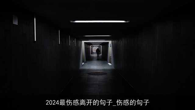 2024最伤感离开的句子_伤感的句子