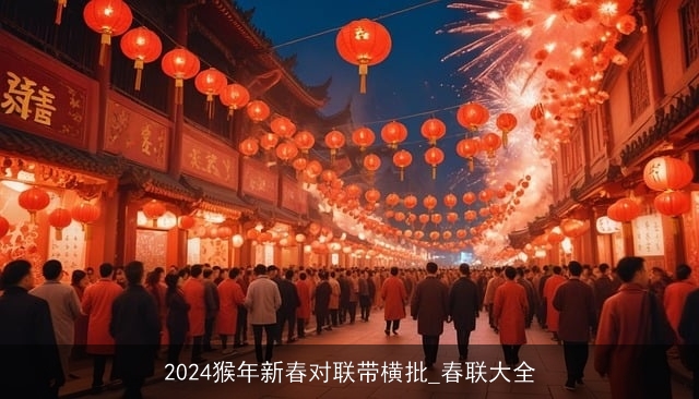 2024猴年新春对联带横批_春联大全