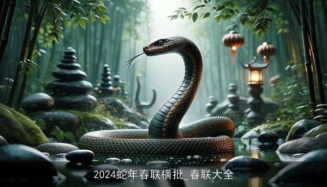 2024蛇年春联横批_春联大全