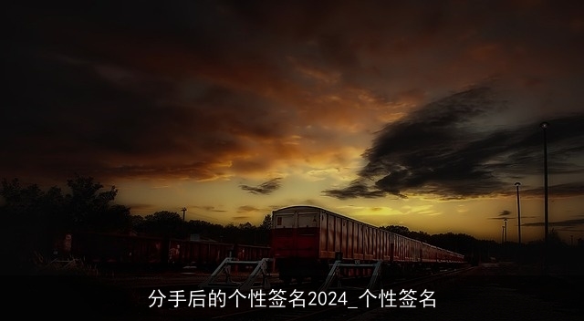 分手后的个性签名2024_个性签名