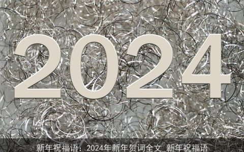 新年祝福语：2024年新年贺词全文_新年祝福语