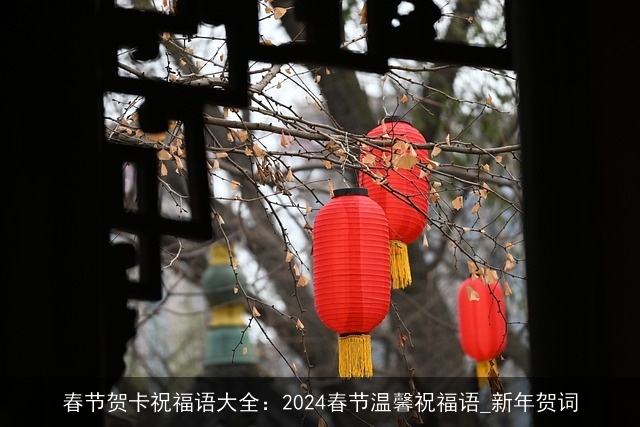 春节贺卡祝福语大全：2024春节温馨祝福语_新年贺词