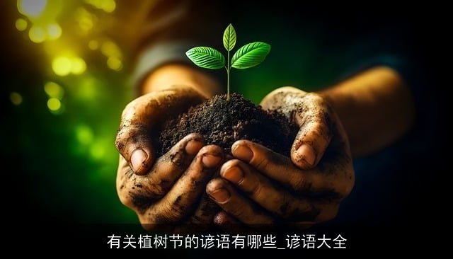 有关植树节的谚语有哪些_谚语大全