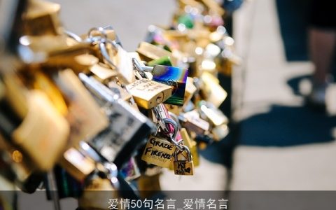 爱情50句名言_爱情名言