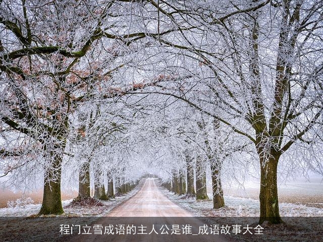 程门立雪成语的主人公是谁_成语故事大全