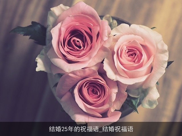 结婚25年的祝福语_结婚祝福语