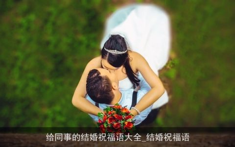 给同事的结婚祝福语大全_结婚祝福语